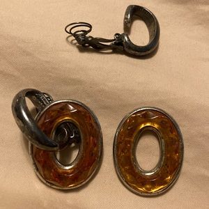 Yves Saint Laurent vintage clips